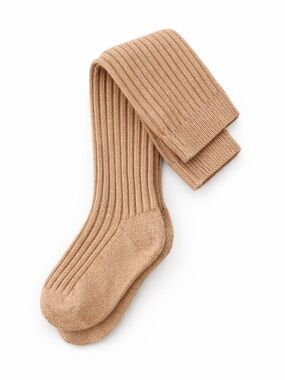 Miu Miu Wool Cashmere Ribbed Knee High Socks Beige NWT Italy